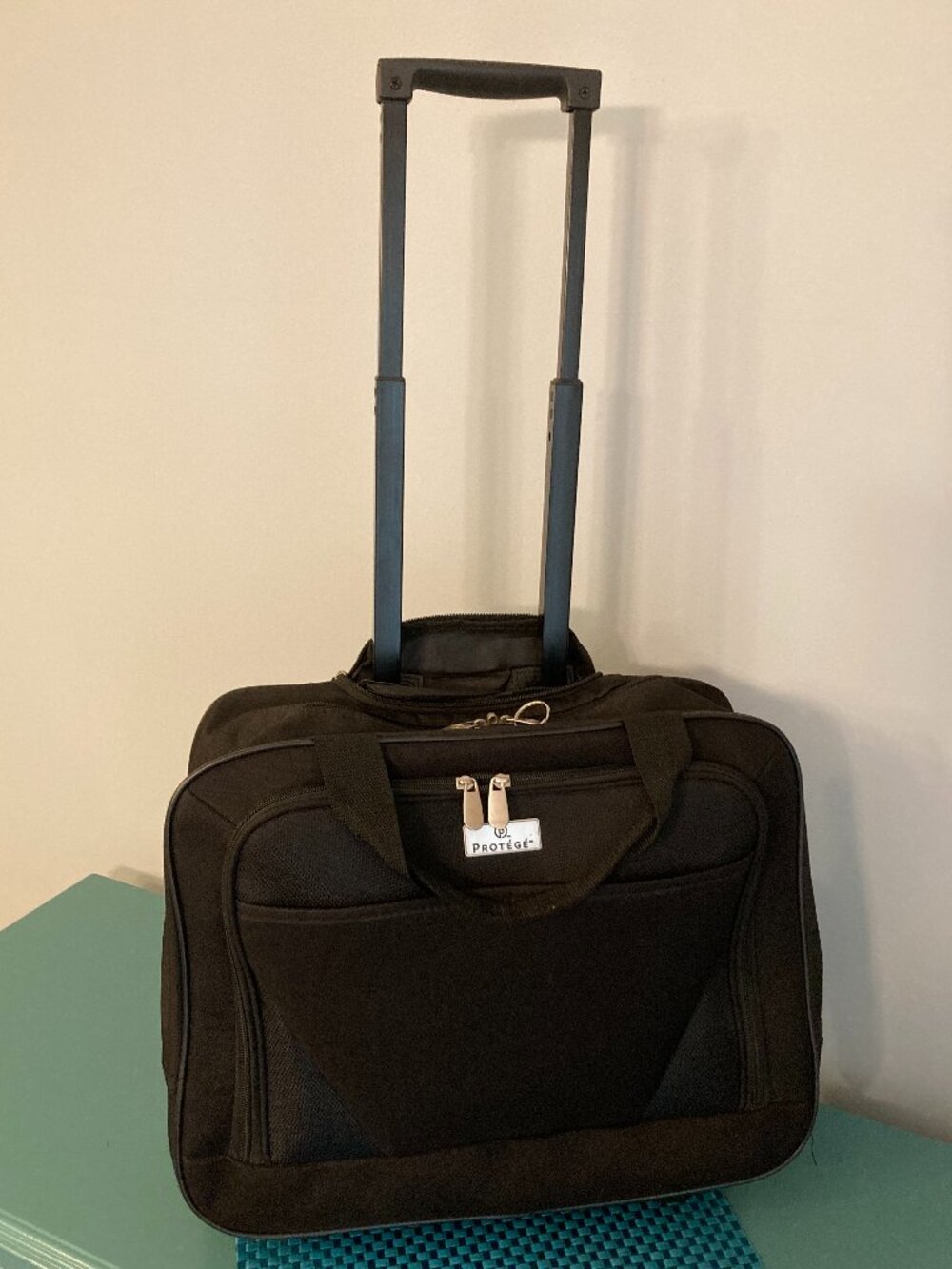 Rolling Briefcase Laptop Carry On Travel Bag -Unisex-by Protege
